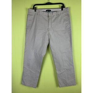 Banana Republic Mens Straight Fit Gavin Chino Light Khaki Dress Pants Size 35x30